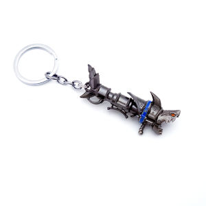 Cartoon Anime Arcane：League of Legends Keychain Fashion Cartoon Pendant Accessories Jinx Cool Backpack keyring toy Game Collectibles