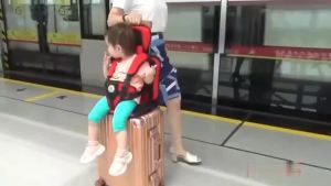 Seat Cushion For Suitcase Dining Chair Baby Car Straps To Child Seat Baby Travel Support Toddler Luggage Seat Safety Accessories