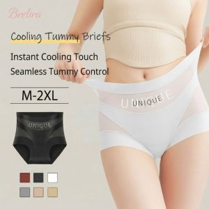 【official】7PCS / Tummy Control Panties Shapewear Panties High Waisted Seamless Ultra Thin Breathable Ice Silk 10A Antibacterial Invisible Comfort Fit Shaping