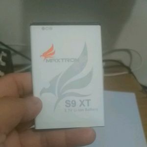 Baterai battery batre maxtron S9 XT panjang 8.8 lebar 6