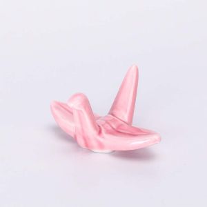 HJKL Trang trí nội thất Dễ thương Gốm sứ Giá đỡ ngã ba Lên đỉnh Bộ đồ ăn Giá đỡ thìa đũa Giá đỡ đũa Giá đỡ đũa