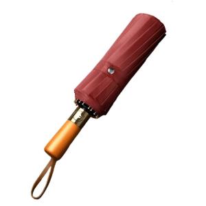 Functional Business Umbrella for Men Women Fully Automatic Wooden Handle Large Folding Waterproof