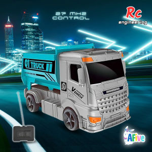 [AFive] RC Engineering Track Mobil Mainan Remote Control Anak Laki Laki Imajinasi Edukasi Kado