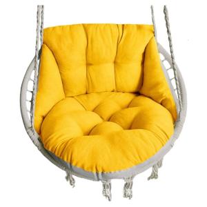 Durability Hanging Basket Cushion Swing Chair Pad with Easy to Clean Fabric for Indoor and Outdoor Space Chair Cushion