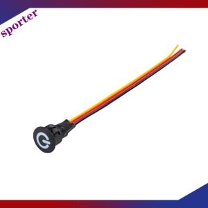 Sporter ปุ่มเซ็นเซอร์สัมผัสหรี่แสงได้10 13 16มม. สวิตช์ควบคุมสำหรับ DC5V 12V 24V ตู้เสื้อผ้าทางเดินไฟ LED
