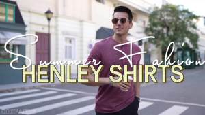 COOFANDY Mens Henley Shirts Short Sleeve Casual Basic Tee Summer Button Henley Soild T Shirts
