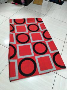 Kursi Nyaman Poliester Warna Abu-abu/Hitam dengan Motif Geometris/Polka Dot Ukuran 170x50x5