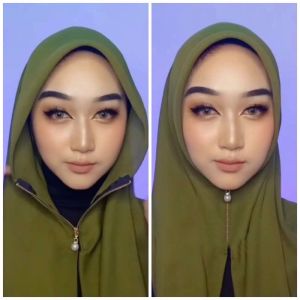 HOT SALEE...hijab zipper jilbab resleting hijab instan langsung slub praktis/hijab terbaru praktis bella square