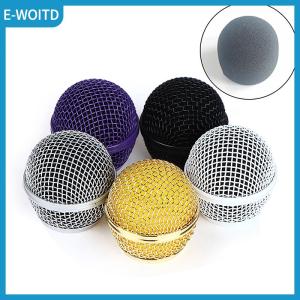 【E-WOITD】 1pc For Shure SM58 Wireless Microphone Replacement Metal Microphone Grille Replacing Professional Party Mic Head Part