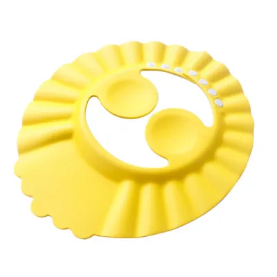 1 PC Baby Bath Shower Cap Adjustable Waterproof Eye Protection Soft Bathing Visor Hair Wash Children Shampoo Cap Protect Head Cover