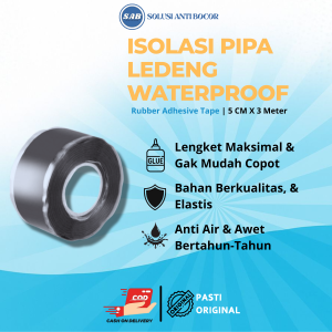 Lakban Isolasi Pipa Ledeng Waterproof Pipa Bocor Super Kuat Solatip Penutup Lubang Selang Air 3Mtr