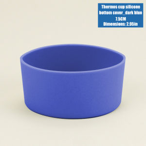 Anti slip soft Silicone boot cup bottom protective cover for straight water bottle cup bottom cover 12-24oz/7.5Cm 32-40oz/9Cm