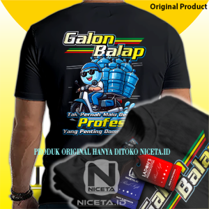 KAOS TUKANG GALON ISI ULANG TAK PERNAH MALU DENGAN PROFESI YANG PENTING DOMPET TERISI