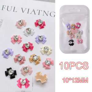 10Pcs Hiasan Nail Arts Pita bentuk diamond untuk Pecinta Manikur dan Blogger Kecantikan