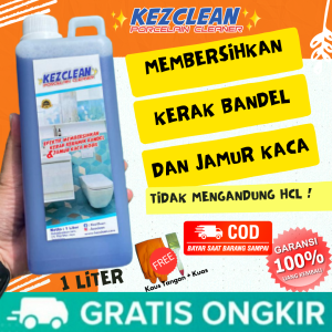 Kezclean Pembersih Lantai Kamar Mandi Kerak Keramik Dinding Toilet dan Jamur  Kaca 1 liter