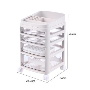 Cosmetic Storage Drawer Makeup Cabinet - 3/4/5/6/7 Tier / Storage / Organizer / Box / Plastic Storage Box/Fireheart