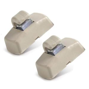 Sunvisor kẹp chặt 3b085756 1B tấm kẹp che nắng móc treo giữ cho Golf-Jetta Passat-Polo Seat-bọ cánh cứng màu xám/màu be