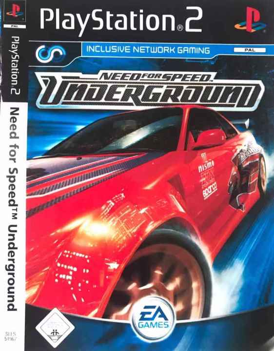 แผ่นเกมส์ Ps2 Need For Speed Underground Th