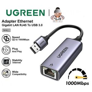 UGREEN USB 3.0 LAN Adapter USB LAN Card RJ45 Gigabit Ethernet Adapter 1000mbps