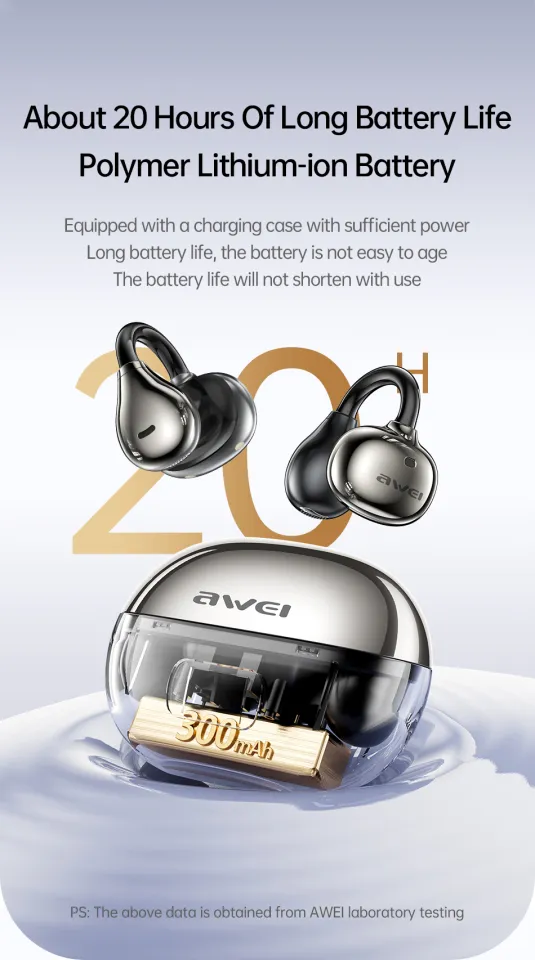 Awei TZ50 OWS Wireless Earphones Bluetooth Air Conduction Open