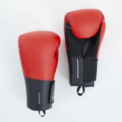 Decathlon Boxing Gloves 100 Red - Outshock