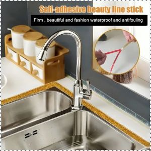 Self-adhesive Borderline Long Life Simple Operation Decorative Edge Stripes High and Low Temperature Resistance