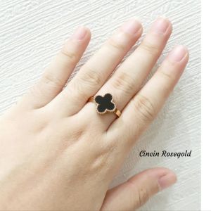 CINCIN WANITA ASLI TITANIUM WARNA ROSE GOLD / AKSESORIS  WANITA ASLI TITANIUM / PERHIASAN FASHION ASLI TITANIUM ♥ GIRLIE ACC ♥