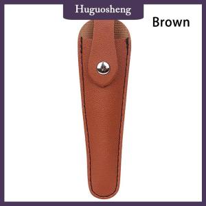 [huguosheng] 1Pcs Professional Leather Case Barber Packet Bag Cover Shears Hairdressing Cowhide Hair s Storage Holder