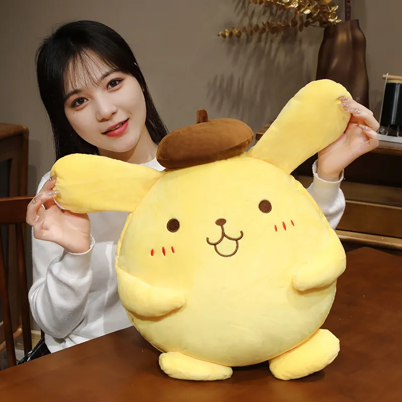 JOJO CASTLE Pompompurin Plush Sanrio Big Doll Kawaii Pudding Dog