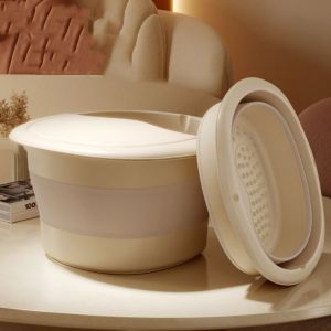 NCNC(OKDEALS01) พับเก็บได้ ถังแช่เท้า มีรูแขวน หนาขึ้น ถังแช่เท้าแบบสปา อ่างเท้า จุได้มาก ถังน้ำพับได้ ห้องนั่งเล่นในห้องนั่งเล่น