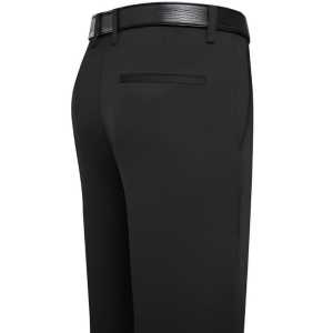 Celana Bahan Slim Fit Kerja Formal Kantor Panjang Hitam Dasar Pria - DS Store