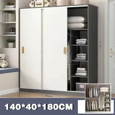 EXINHOME Homelife Fashion Cabinet For Clothes Furniture Sliding Doors Wardrobe Cabinet Durable Bedroom Clothes Cabinet