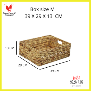 STORAGE / BOX WATER HYACHINTH / KERANJANG ENCENG GONDOK BR-01