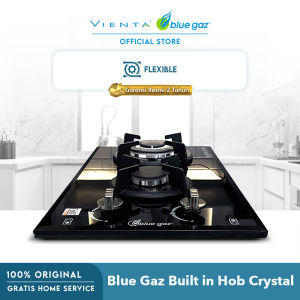Blue Gaz Built in Hob Crystal Kompor 2 Tungku