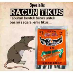 Racun Tikus Maowang Ampuh Anti Pembasmi Mati Kering di Tempat Ampuh Dosis Tinggi