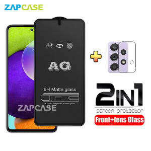 PAKET 2in1 Tempered Glass Anti Glare Samsung A52A52S Free Tempered Glass Camera Lens