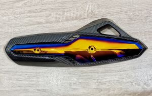 Cover Knalpot Vario 125 150 Old Tameng Knalpot Vario 125 Old Twotone Gold/Blue Heng Thailand