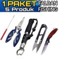1 Paket isi 5 Fish Lip Grip/ Alat Penjepit Mulut Ikan/ Tang Kail Pancing Umpan. 