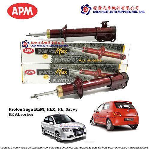 Proton Saga BLM FLX FL Savvy APM Performax REAR Absorber