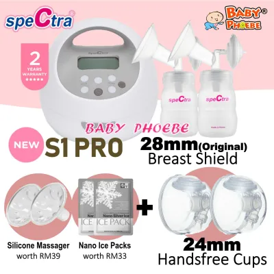 Spectra S1 Pro Double Electric Rechargeable Hospital Grade Breastpump/ Breast Pump Package