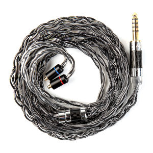 KBEAR Obsidian 4 Cores Hi-Resolution HiFi Upgraded Cable Graphene & 6N OCC Hybrid Conductor Precision Weaving