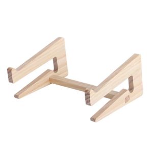 Universal Wooden Laptop Holder Detachable Base Stand Computer Cooling Bracket Suitable For Notebook Laptop Tablet 10-17 Inchs2026