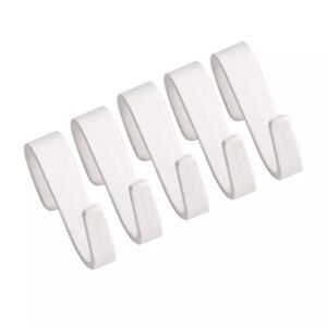 701 - Paket 5 pcs Gantungan Pengait Serbaguna - Hook Pengait Rel Plastik