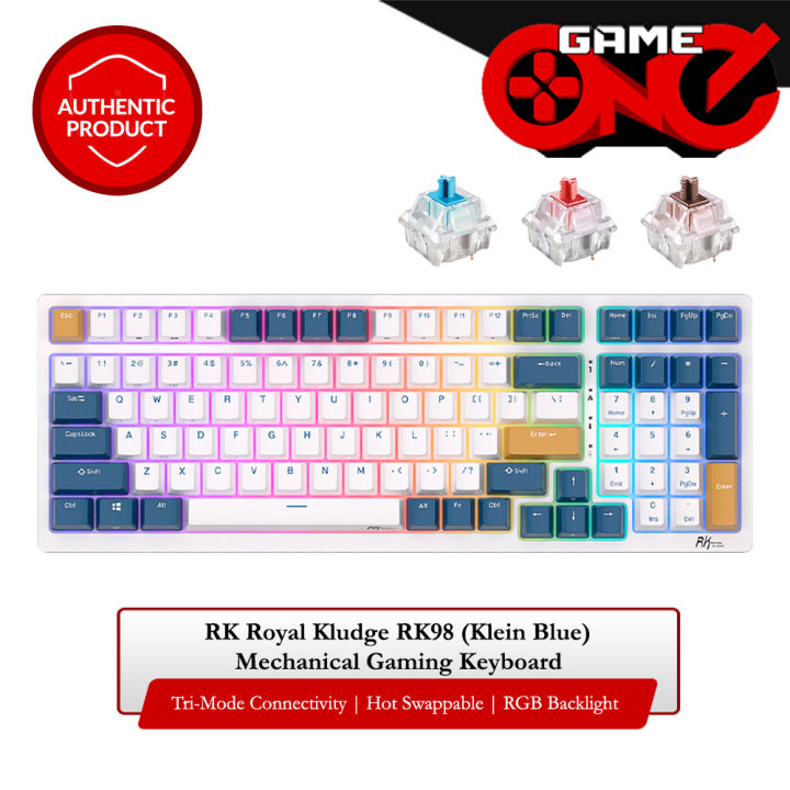 RK Royal Kludge RK98 Tri Mode RGB Hot Swappable Mechanical Keyboard