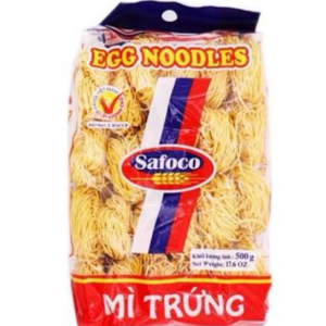 [SG STOCK] EGG NOODLES 500g/Bag ( 17.6 OZ) - VIETNAMESE HIGHT QUALITY NOODLES.