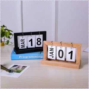 Calendar Desk Calendar Office Home Natural Perpetual Calendar Large Font Practicality Study