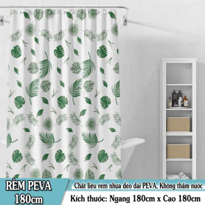 Rèm phòng tắm / Rèm cửa sổ lá dương xỉ và lá bắc âu
