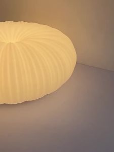 SXH Full-spectrum pumpkin-shaped ceiling light for bedrooms modern and minimalist in a creamy color scheme led Trendy cloud-shaped room lights Zhongshan lighting fixtures