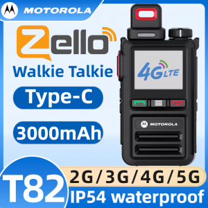 MOTOROLA T68 Walkie Talkies Long Range 5000KM Zello Network Radio PTT WiFi POC Android Network