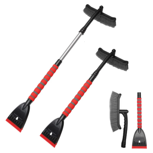 หัวแปรงปรับได้360องศาสำหรับพื้นผิวรถยนต์น้ำแข็งแบบมืออาชีพพร้อมใบมีดทนอุณหภูมิ